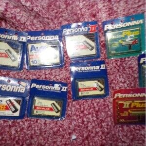 vintage lot of 7 sealed Personna & Personna 2 twin blade packs 59 total blades